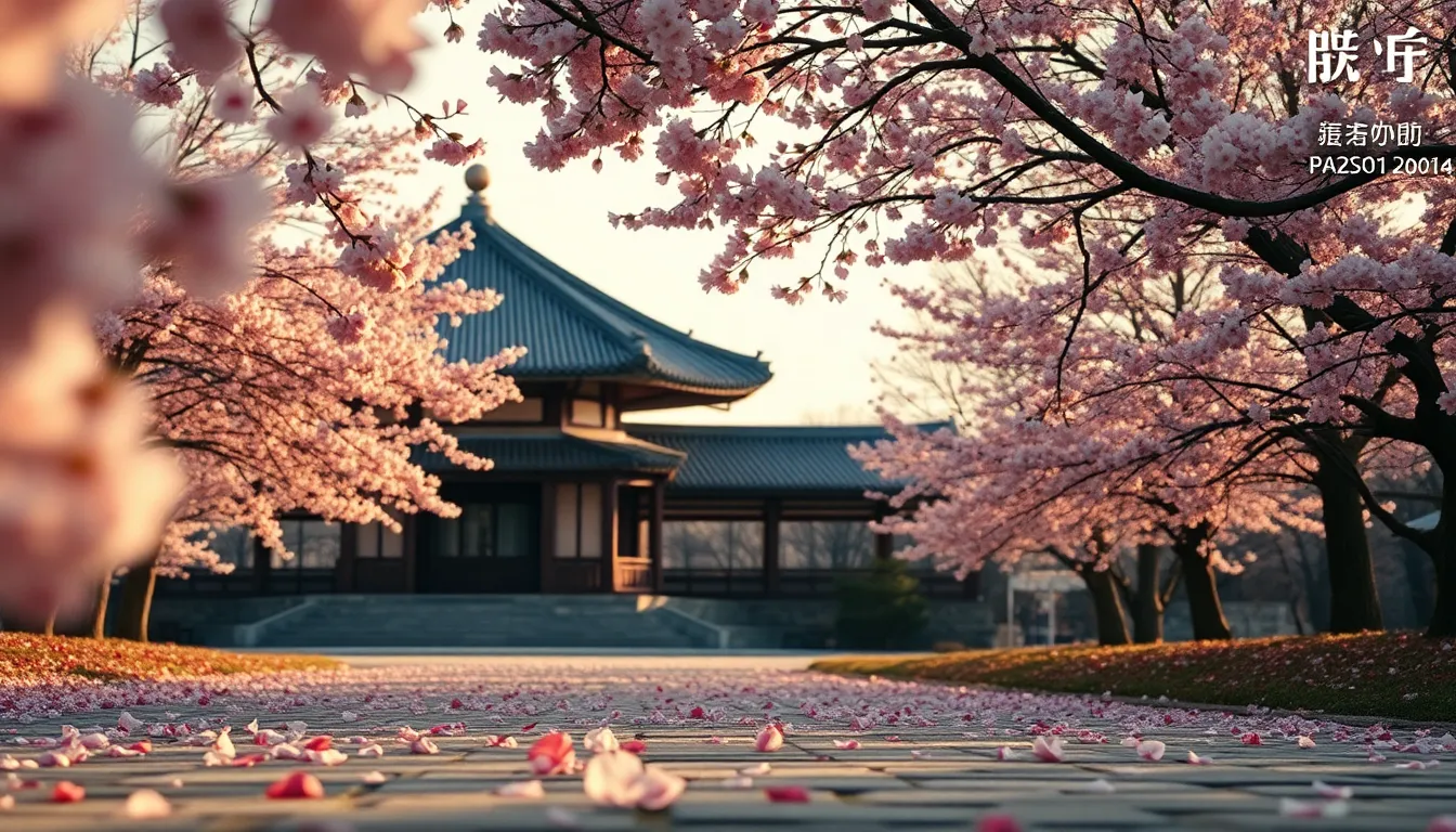 아름다운 봄꽃 축제 풍경