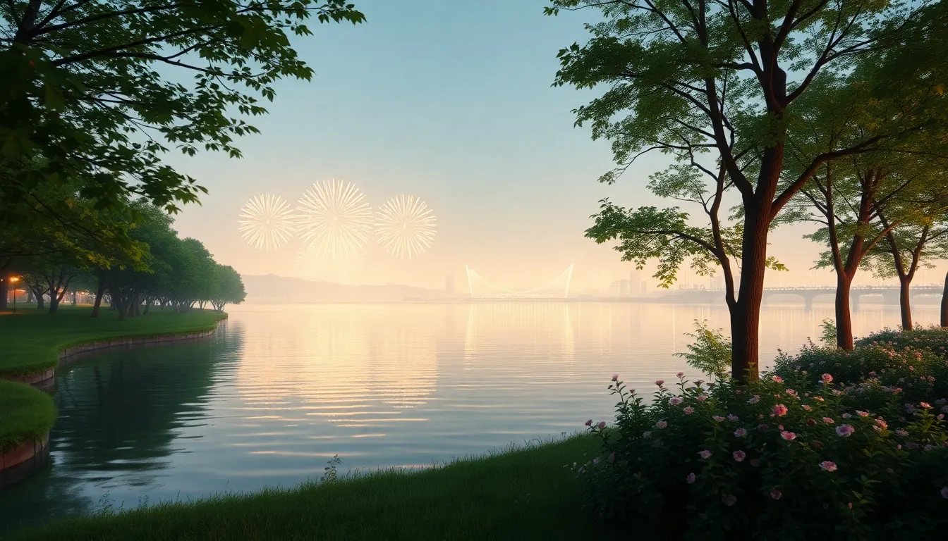 2025 서울 불꽃축제 밤하늘