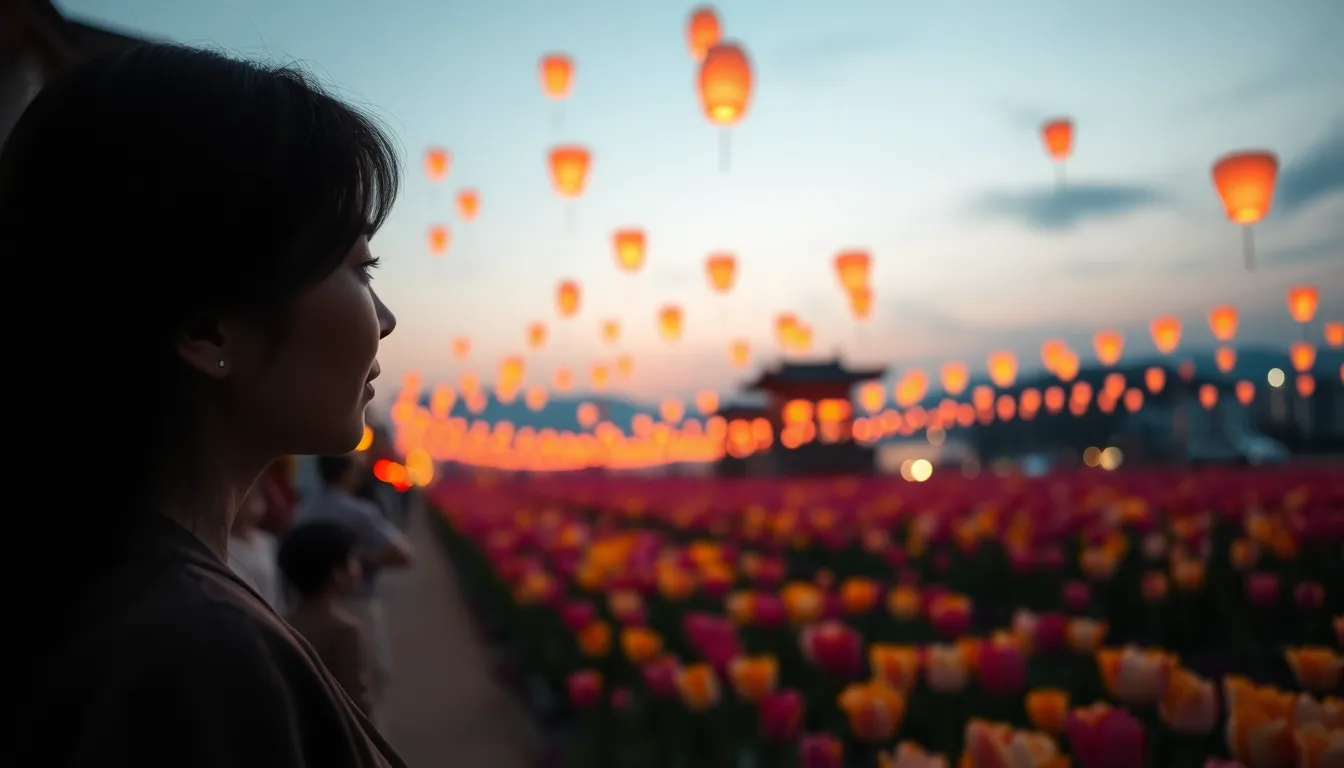 세계 축제 분위기를 보여주는 이미지