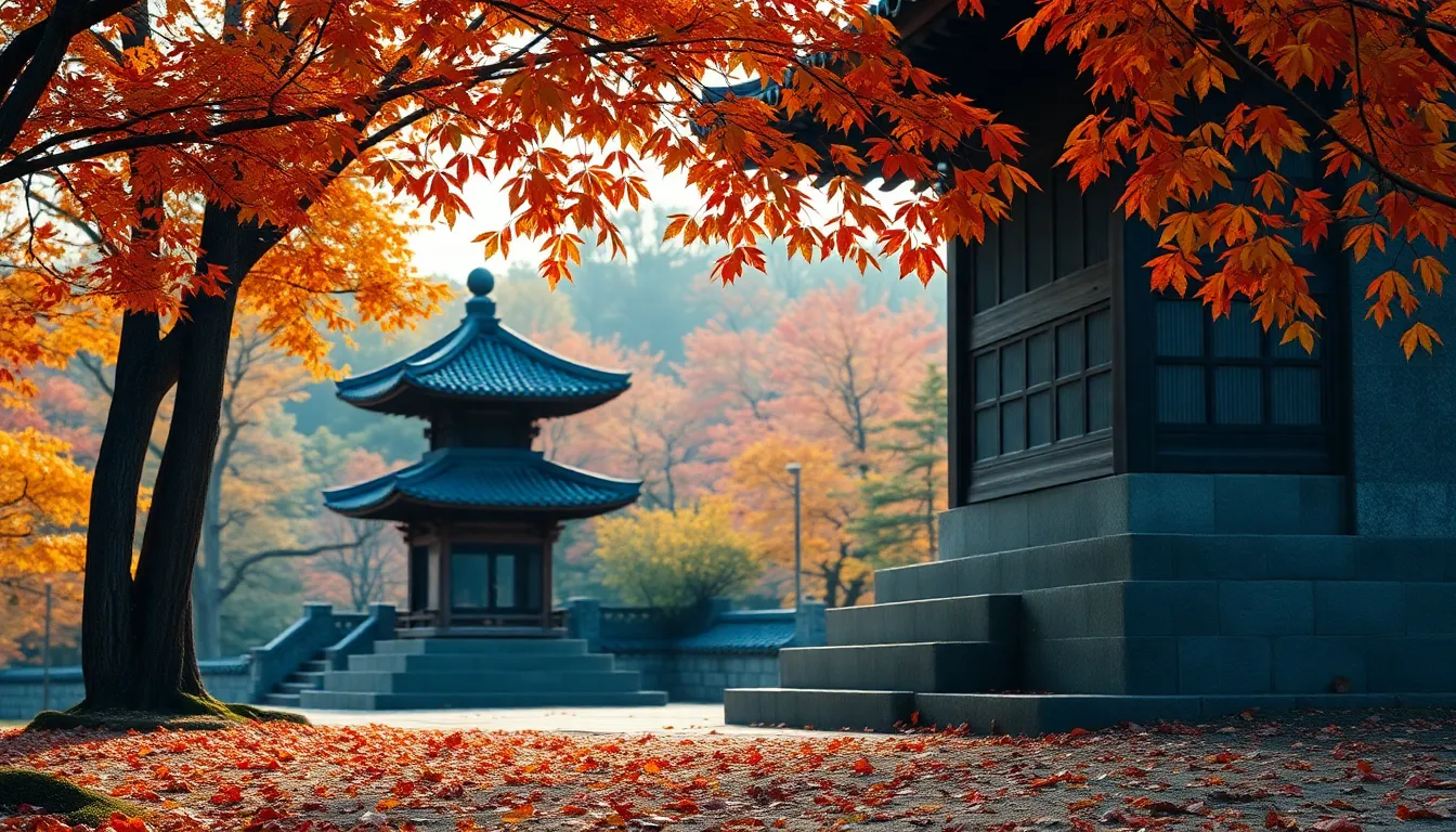 밤하늘에 불꽃이 터지는 도시의 야경